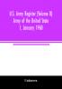 U.S. Army register (Volume II) Army of the United State 1 January 1960