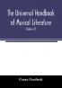 The Universal handbook of musical literature. Practical and complete guide to all musical publications (Volume IV)