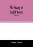 The history of English poetry