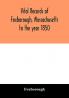 Vital records of Foxborough Massachusetts