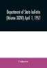 Department of State bulletin (Volume XXXVI) April 1 1957