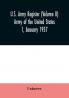 U.S. Army register (Volume II) Army of the United States 1 January 1957