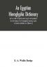 An Egyptian hieroglyphic dictionary