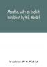 Manetho with an English translation by W.G. Waddell