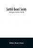 Scottish Record Society; Parish Registers of Dunfermline 1561-1700
