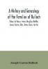 A History and Genealogy of the Families of Bulloch Stobo de Veaux Irvine Douglass Baillie Lewis Adams Glen Jones Davis Hunter