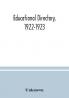 Educational directory 1922-1923