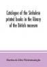 Catalogue of the Sinhalese printed books in the library of the British museum