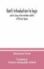 Kant'S Introduction To Logic