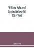 Wiltshire Notes and Queries(Volume IV) 1902-1904