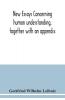 New essays concerning human understanding together with an appendix
