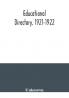 Educational directory 1921-1922