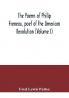 The poems of Philip Freneau poet of the American revolution (Volume I)