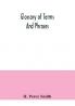 Glossary of terms and phrases