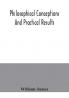 Philosophical conceptions and practical results
