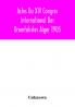 Actes Du XIV Congres International Des Orientalistes Alger 1905