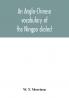 An Anglo-Chinese vocabulary of the Ningpo dialect