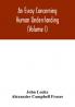 An essay concerning human understanding (Volume I)