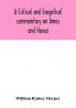 A critical and exegetical commentary on Amos and Hosea