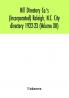 Hill Directory Co.'s (Incorporated) Raleigh N.C. City directory 1922-23 (Volume XII)