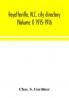 Fayetteville N.C. city directory (Volume I) 1915-1916