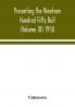 Presenting the Nineteen Hundred Fifty Bull (Volume IX) 1950