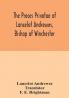 The preces privatae of Lancelot Andrewes Bishop of Winchester