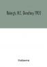Raleigh N.C. directory 1903