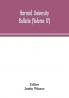 Harvard University bulletin (Volume IV)