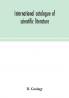 International catalogue of scientific literature H.Geology