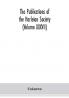 The Publications of the Harleian Society (Volume XXXVII)