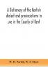 A dictionary of the Kentish dialect and provincialisms in use in the County of Kent