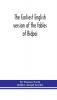 The earliest English version of the fables of Bidpai; The morall philosophie of Doni