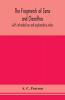 The fragments of Zeno and Cleanthes; with introduction and explanatory notes