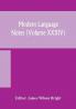 Modern language notes (Volume XXXIV)