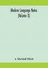 Modern language notes (Volume X)
