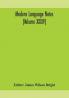 Modern language notes (Volume XXXIV)