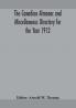 The Canadian almanac and Miscellaneous Directory for the Year 1912