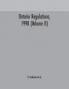 Ontario regulations 1990 (Volume II)