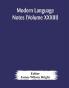 Modern language notes (Volume XXXIII)