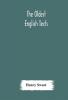 The Oldest English texts