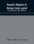 Hampshire Allegations for Marriage Licences granted by the Bishop of Winchester 1689 to 1837 (Volume I)