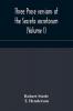 Three prose versions of the Secreta secretorum (Volume I)