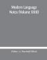 Modern language notes (Volume XXIII)