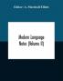 Modern language notes (Volume II)