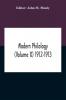 Modern Philology (Volume X) 1912-1913