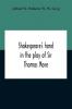 Shakespeare'S Hand In The Play Of Sir Thomas More