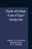 Originals And Analogues Of Some Of Chaucer'S Canterbury Tales
