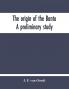The origin of the Bantu. A preliminary study