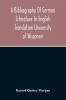 A Bibliography Of German Literature In English Translation
